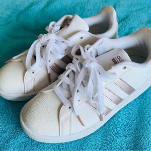 Adidas White Ortholite Float Rose Gold Size 6.5